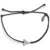 imagePura Vida Silver or Rose Gold Iridescent Mermaid Fin Bracelet  100 Waterproof Adjustable Band Brand CharmSilver  Black