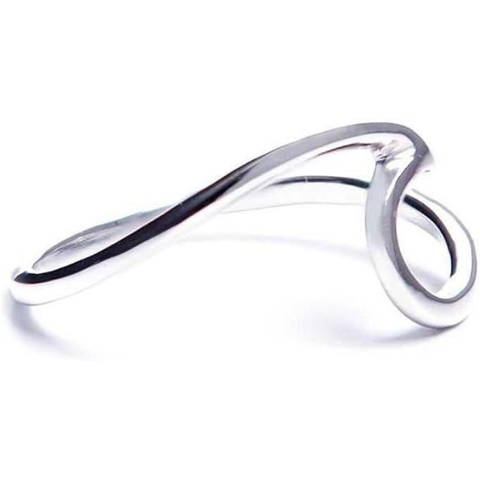 imagePura Vida Silver Ocean Wave Ring  925 Sterling Silver SummerThemed Design  Size 6