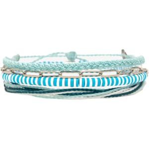 Pura Vida Bracelet Santorini Bracelet Stack, 4 Stackable Bracelets for Women